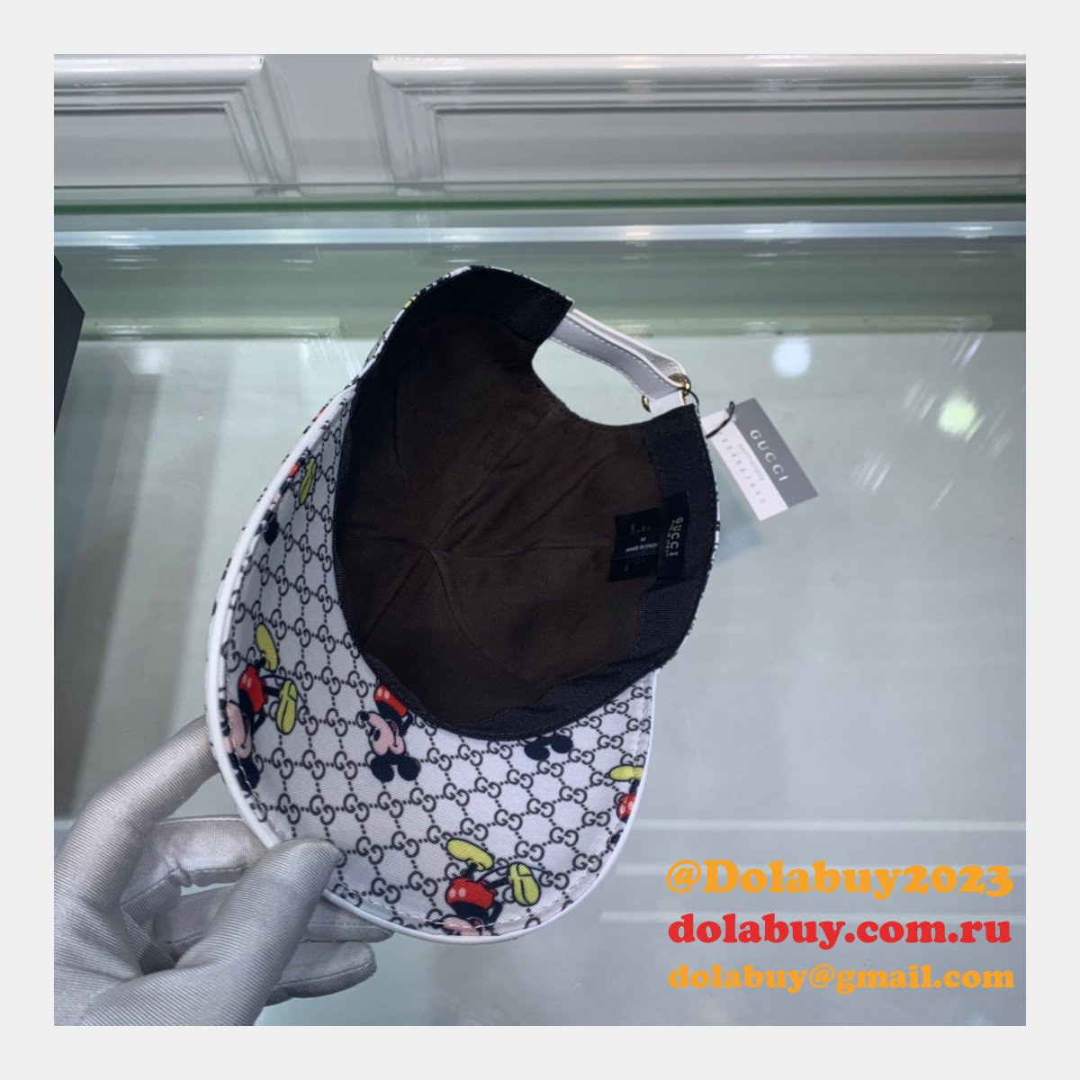 Top Quality Gucci Mickey mouse Hats