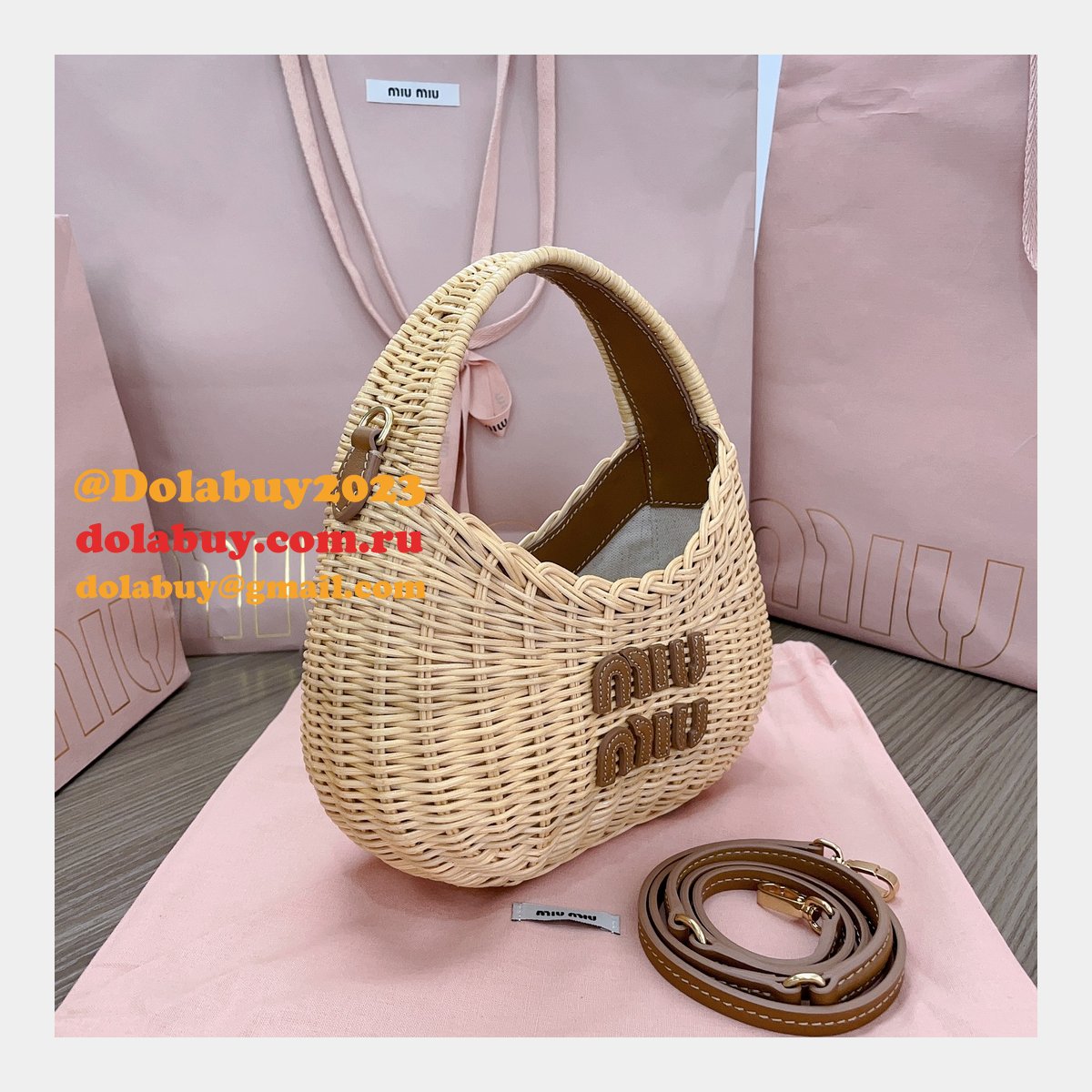 Top Quality miu miu Summer cabbage bag 5BC125