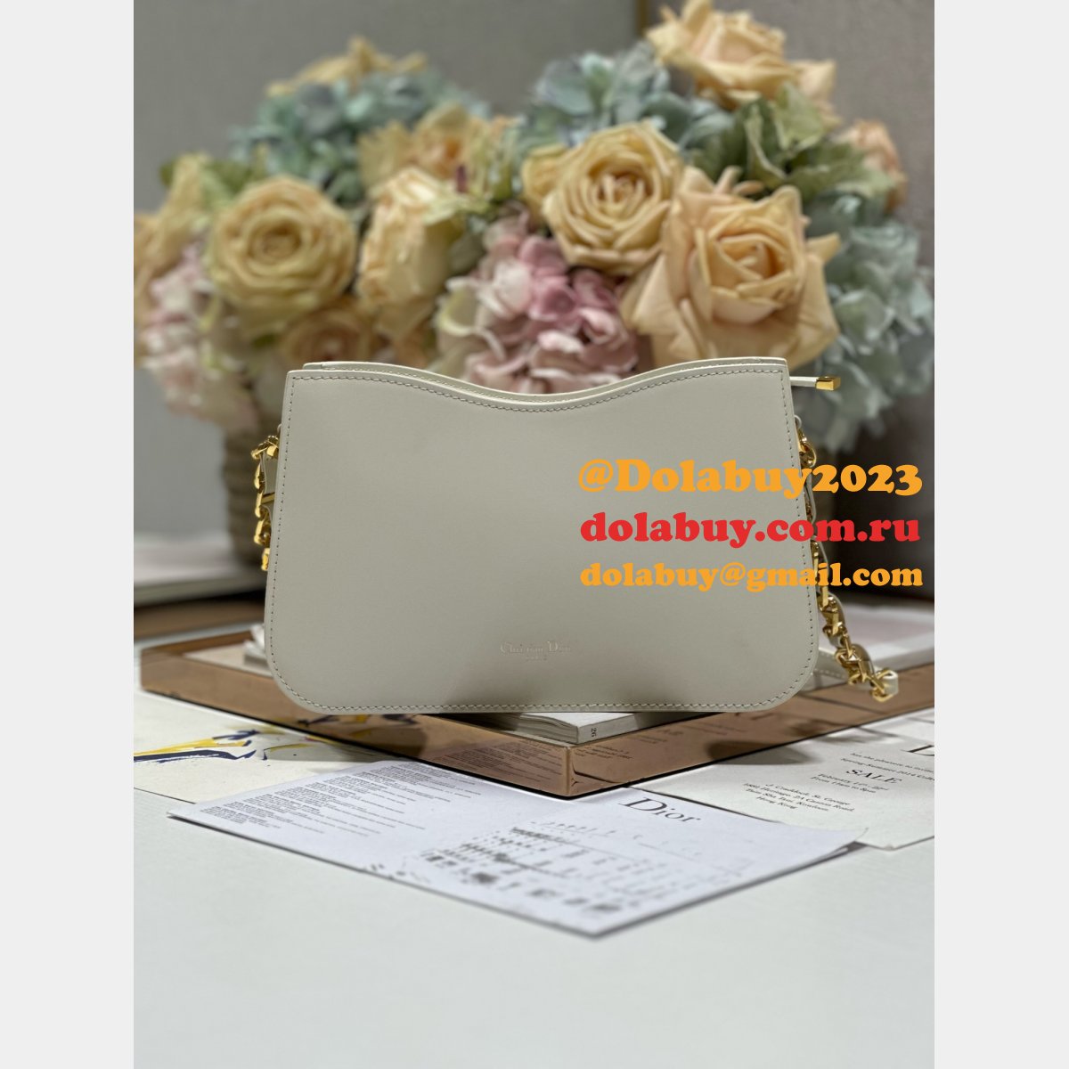 CD Signature Hobo 8017 Shop High Quality Fake Bag