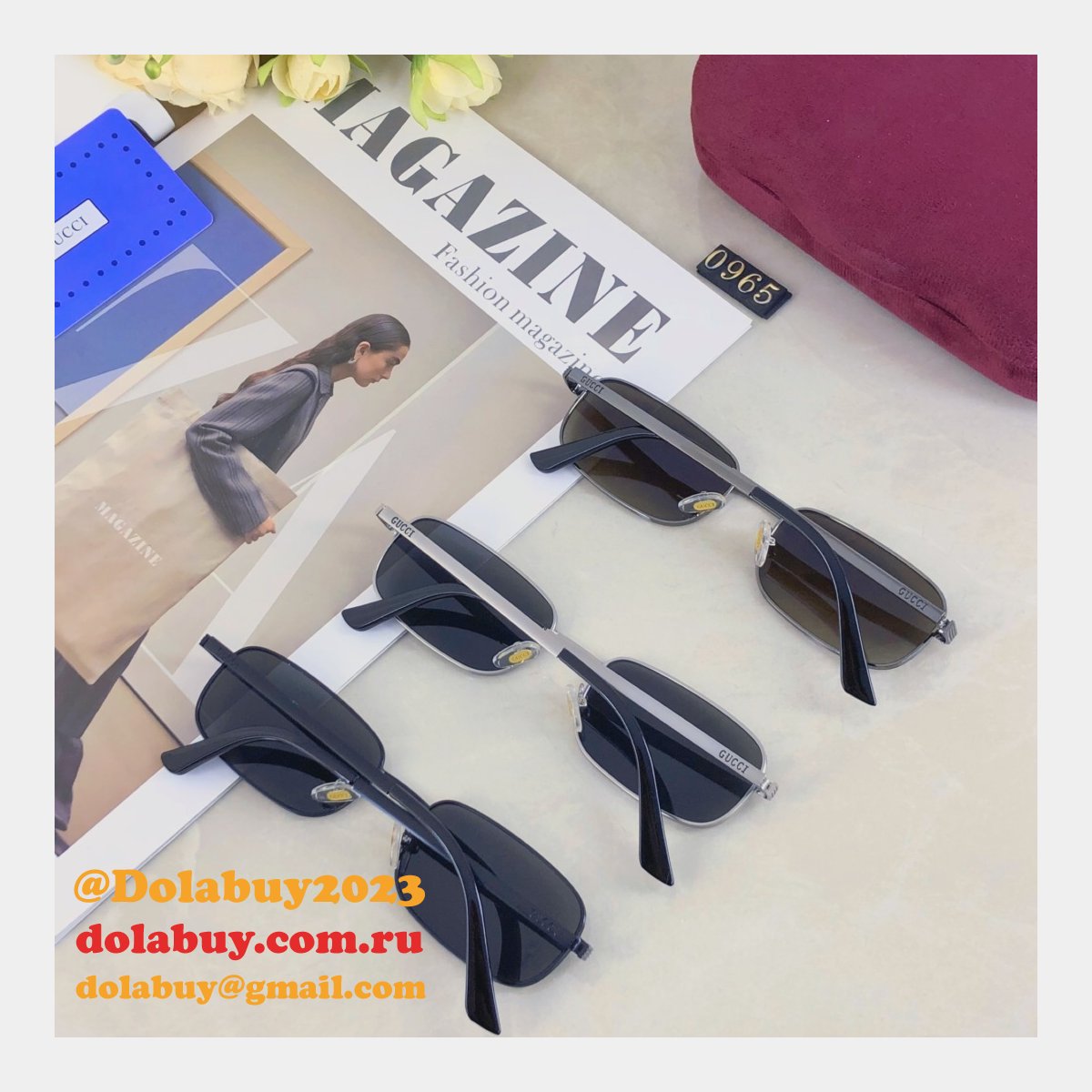 Gucci 2025 Retro Versatile Sunglasses