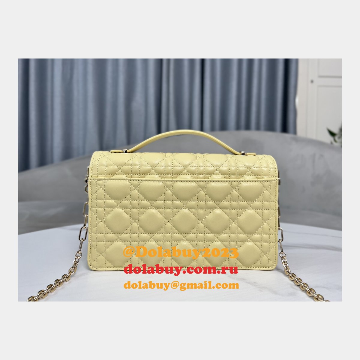 Luxury MISS DIOR LAMBSKIN 9212 Fashion LADY BAG