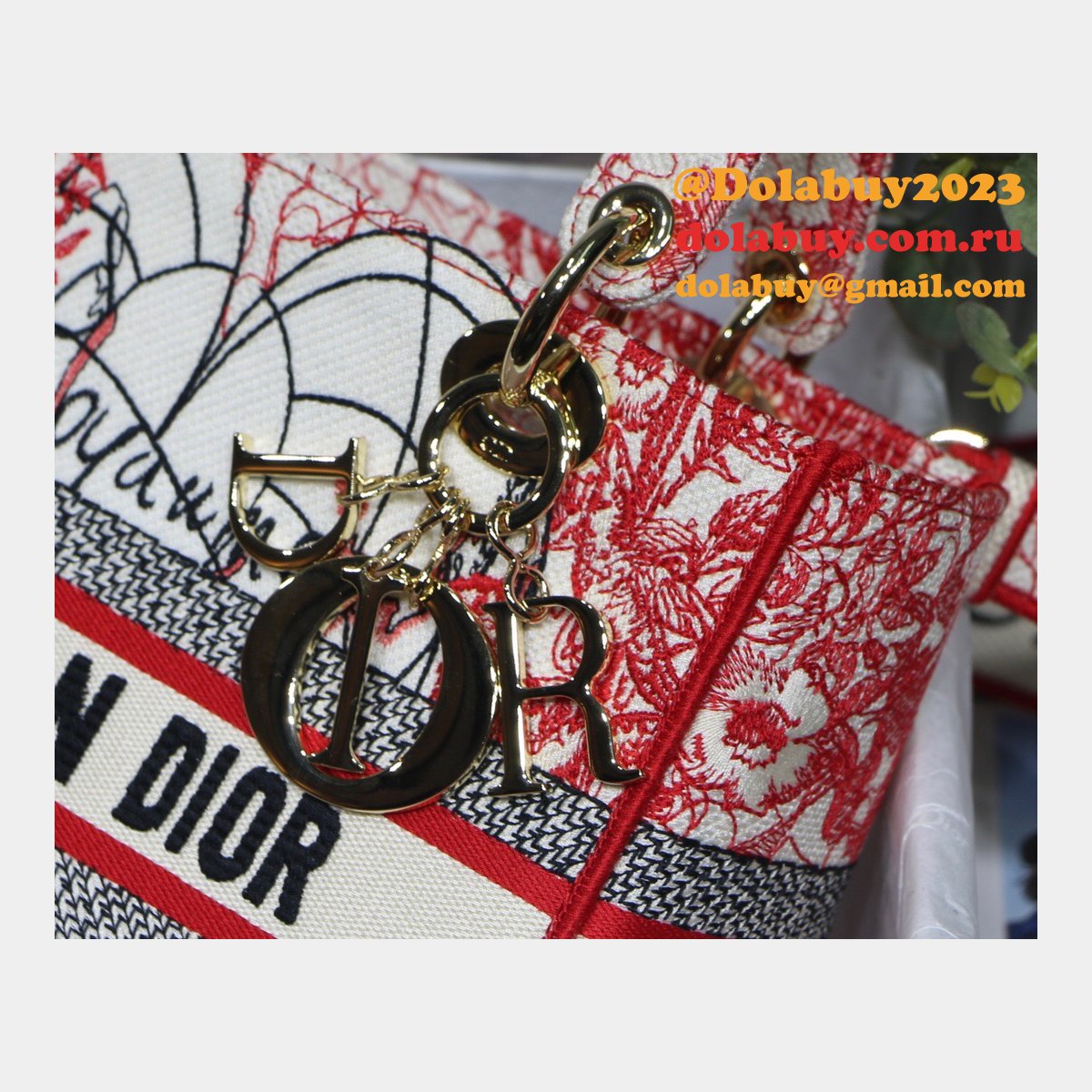 UK Quality Designer Replica Christian Dior Lady Dior 24cm Handbags Bags