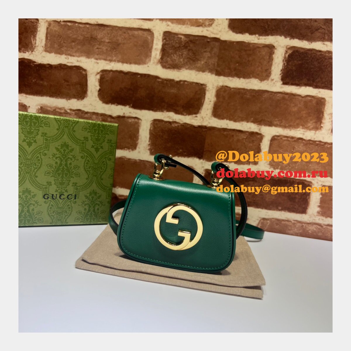 designer G*u*i high quality 698635 blondie card case wallet