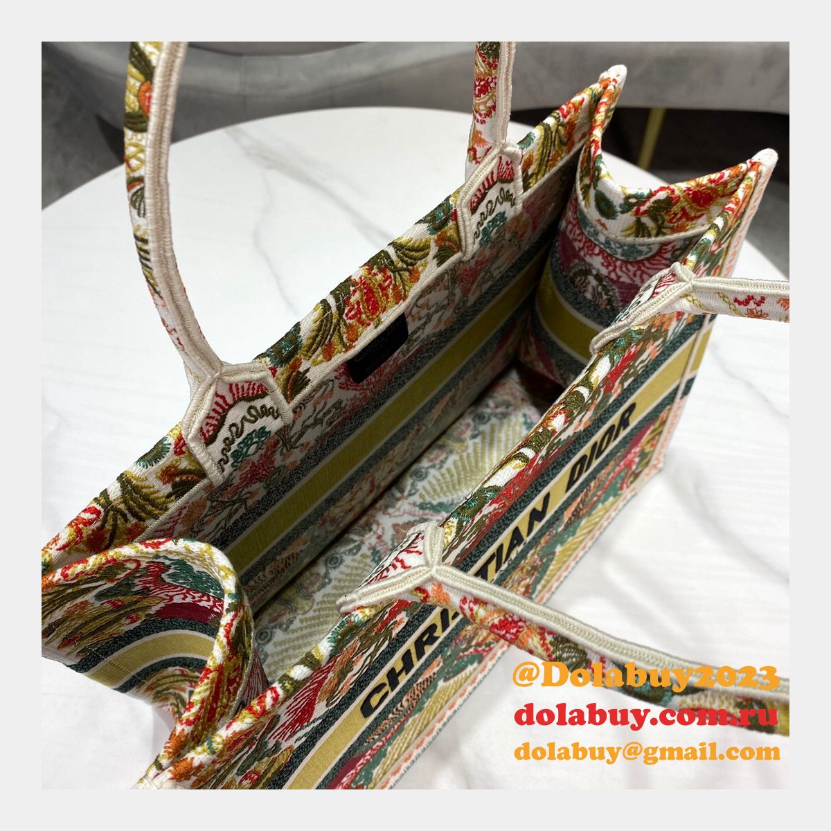 Replicas Christian Dior Luxury Dior Oblique Embroidery