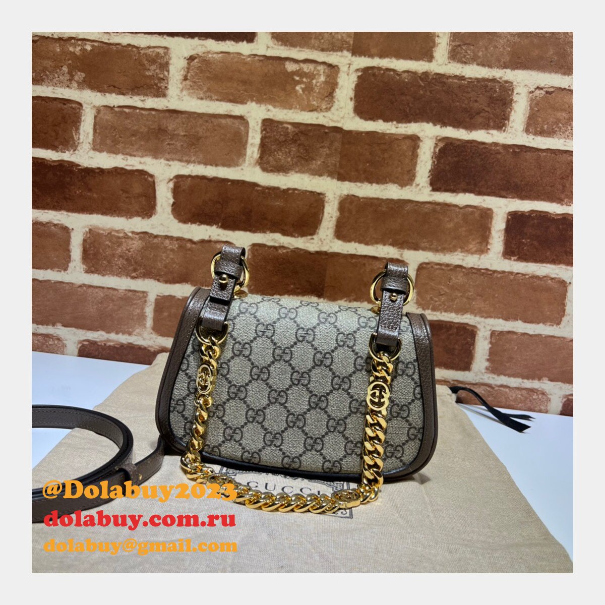 replica G*u*i luxury blondie 724645 shoulder bag