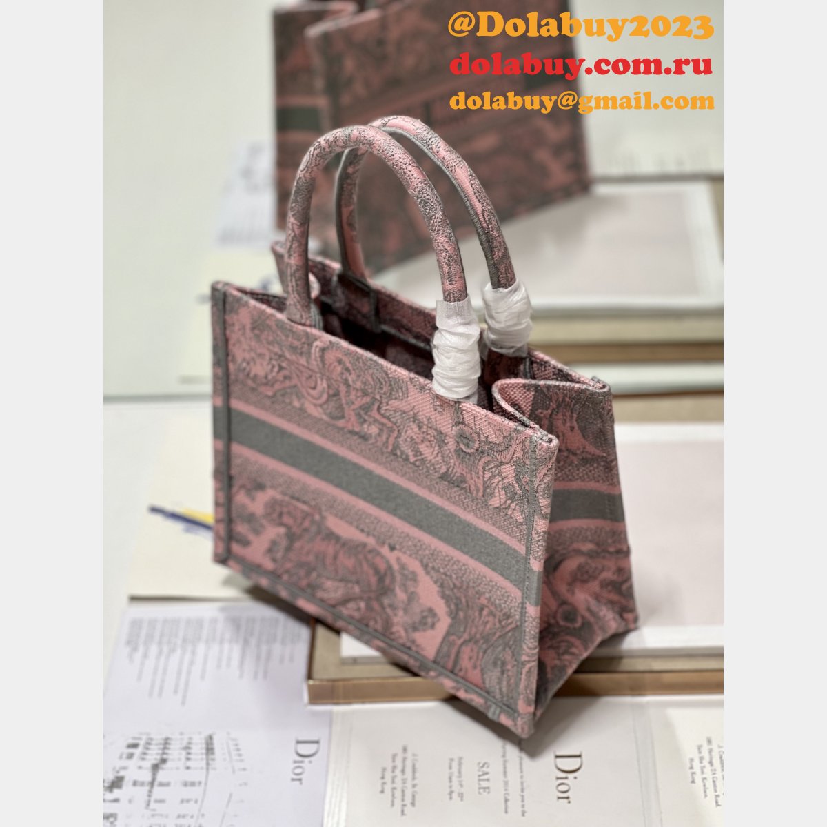 Luxury DIOR BOOK TOTE CHEAP REPLICA BAG Designer