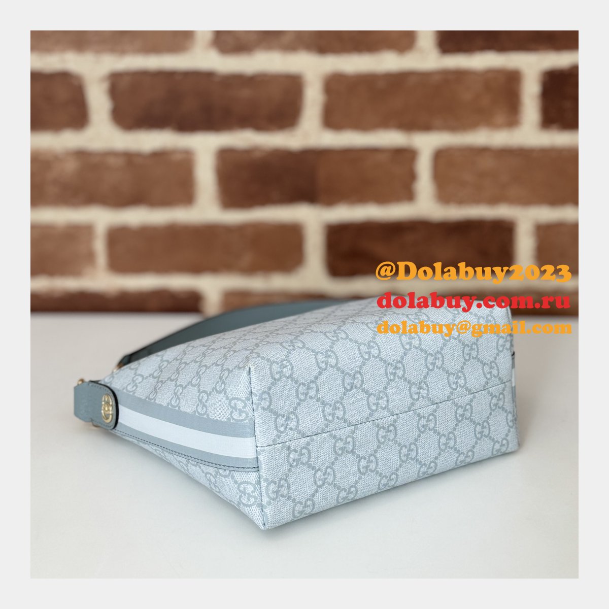 Gucci High Quality 795170 Ophidia GG Super Mini Shoulder Bag