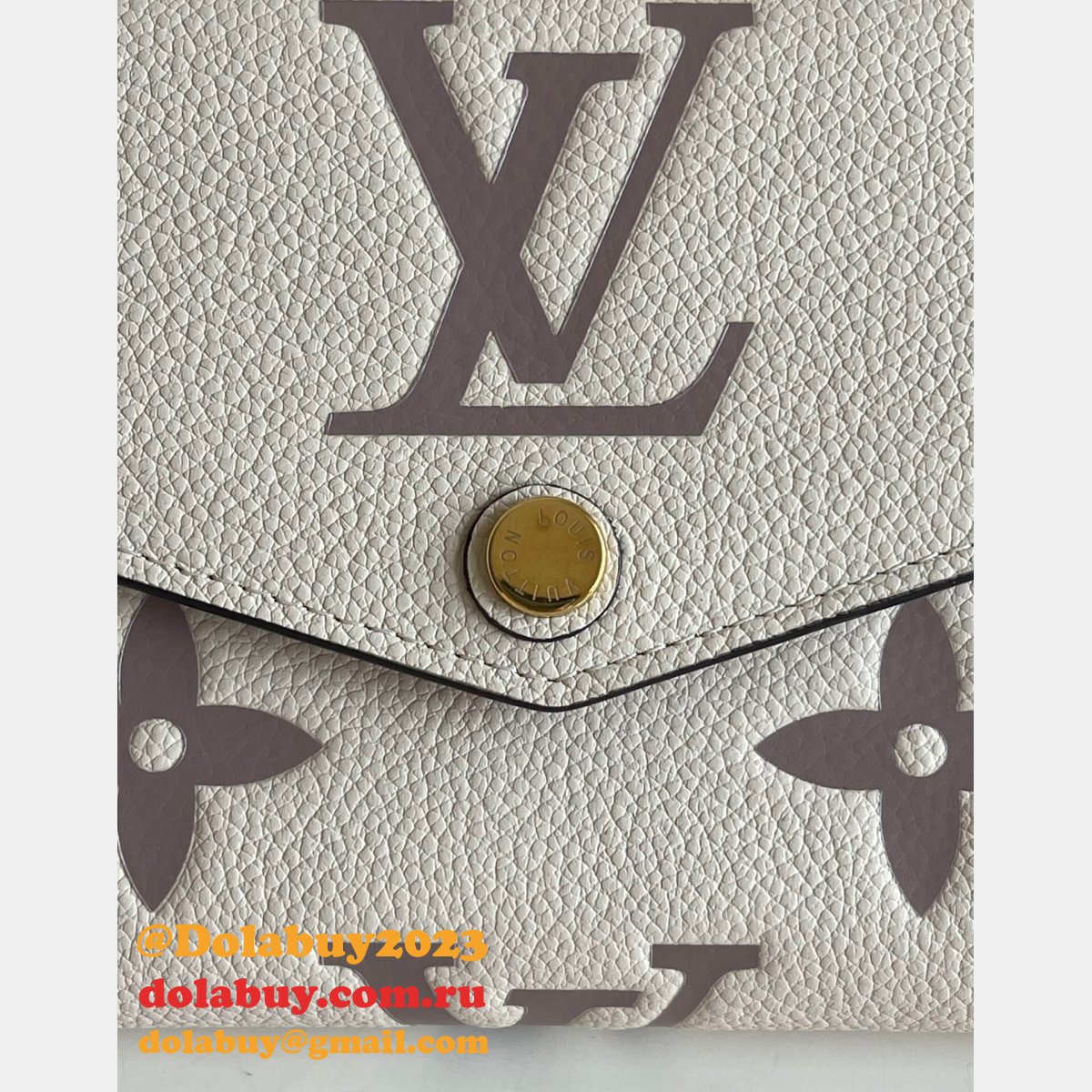Dolabuy M80496 Louis Vuitton Replica Designer Sarah Wallet Bicolor Monogram Empreinte Leather Bags