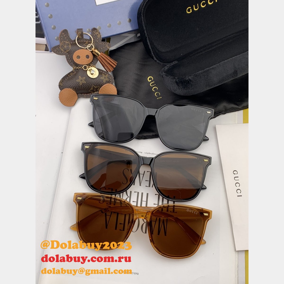 Luxury GUCCI 62025/25520/92026/32025/9369 SUNGLASSES