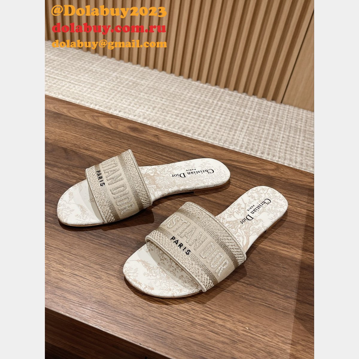 7 Star Inspired DIOR DWAY SLIDE Wholesale