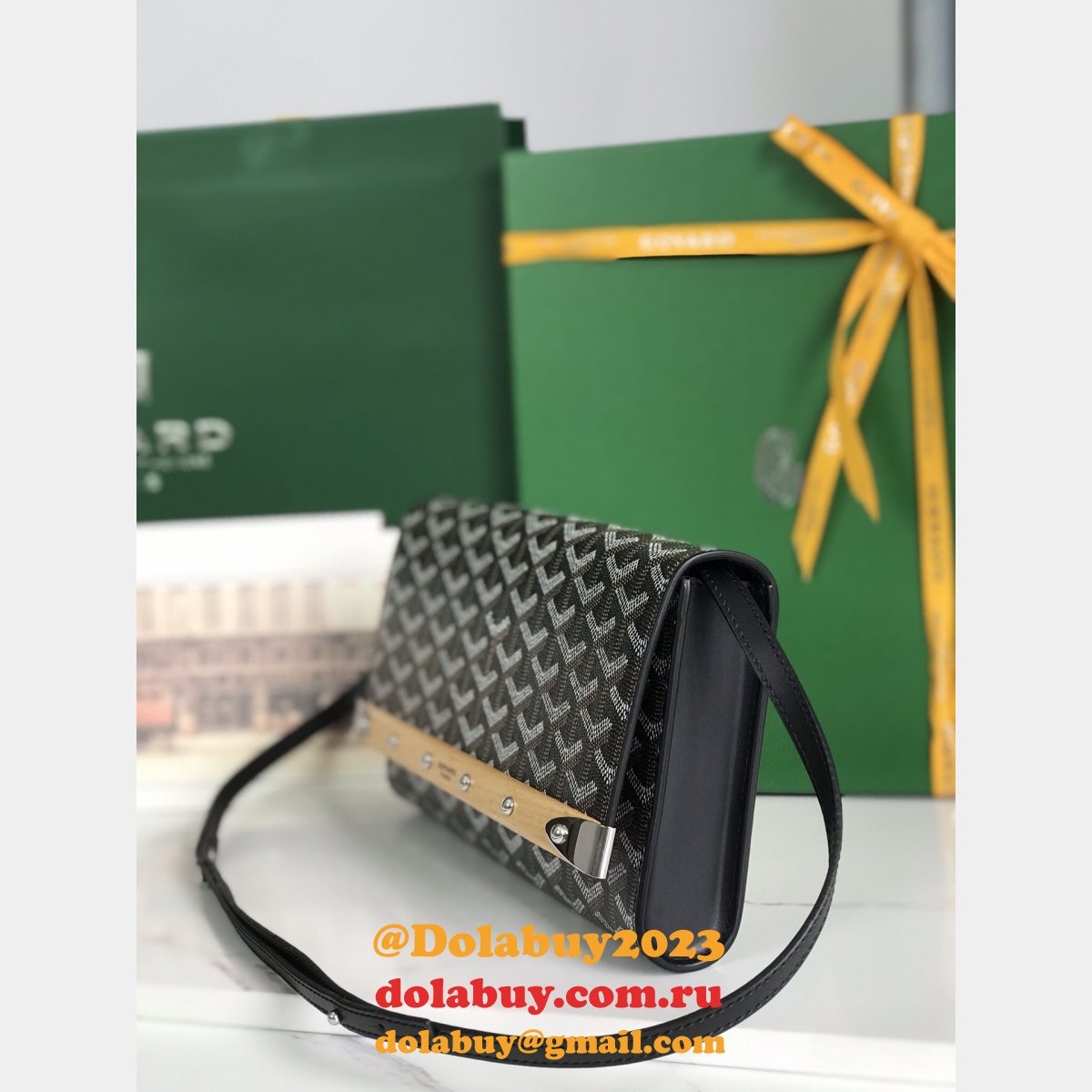 Monte-Carlo 020178 Designer Goyard Clutch Fashion Replica Bag