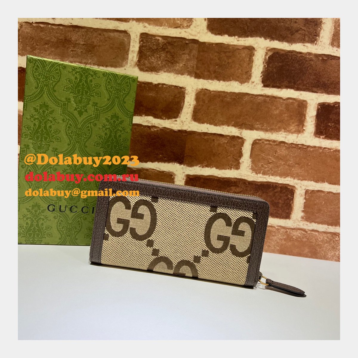 knockoff G*u*i high quality diana diana jumbo gg 658634 wallet