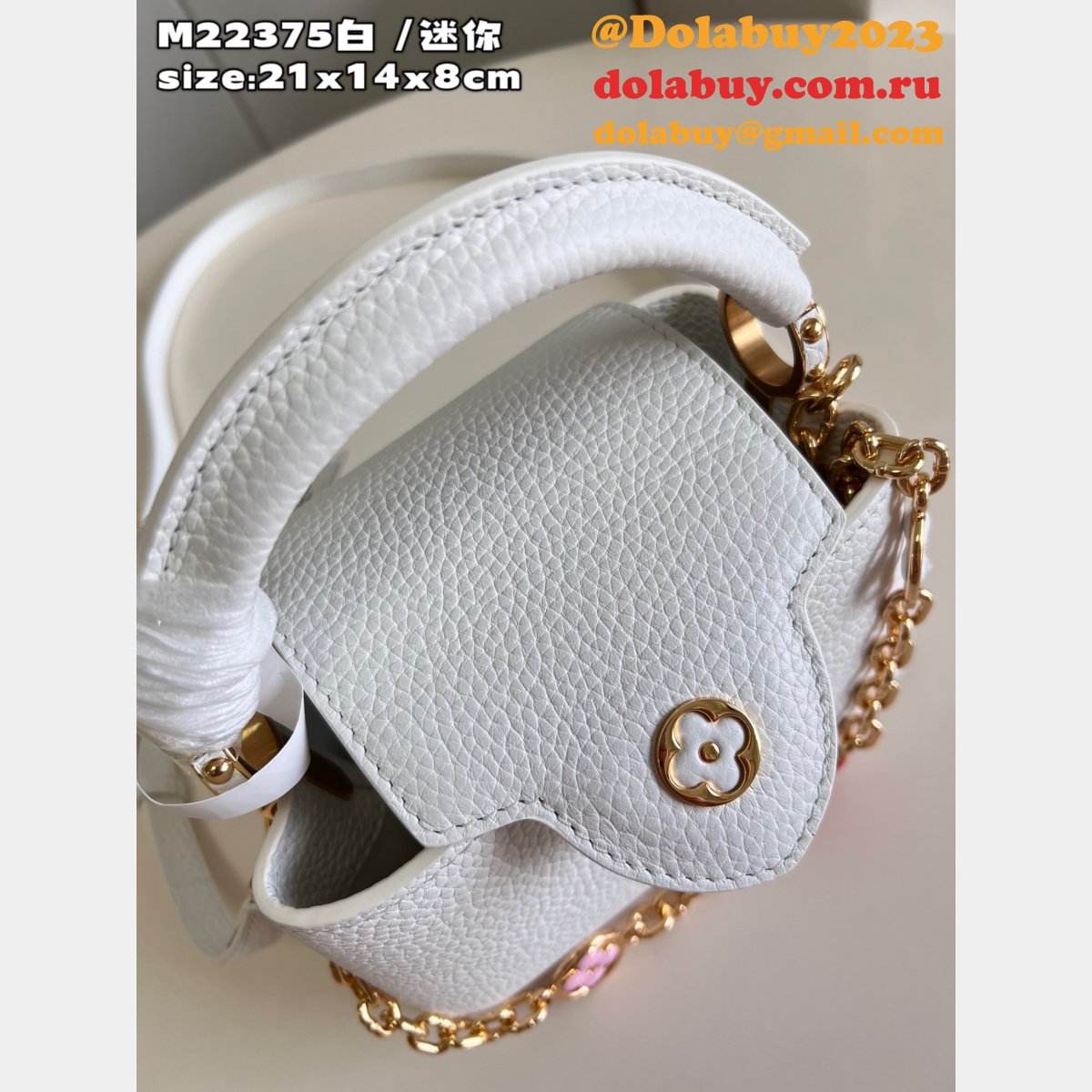Capucines Louis Vuitton Knockoff M22375 Top Qualitys Bag
