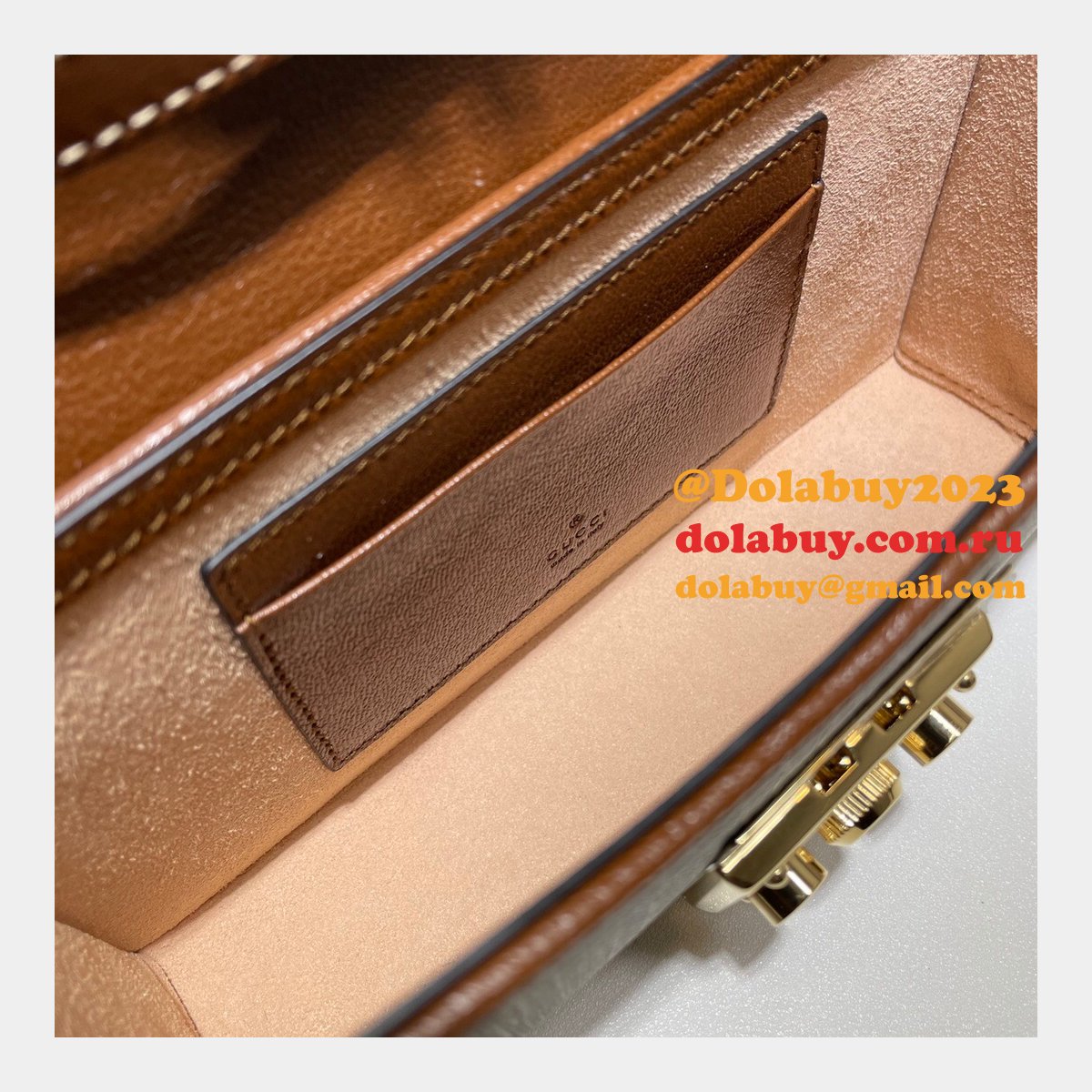 Gucci Replica 7 Star 652683 Padlock mini bag GG Supreme Cheap