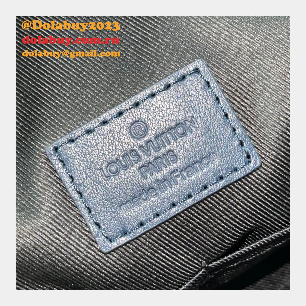 Louis Vuitton 7 Star Sprinter Backpack Monogram Shadow M45728 Blue Bags