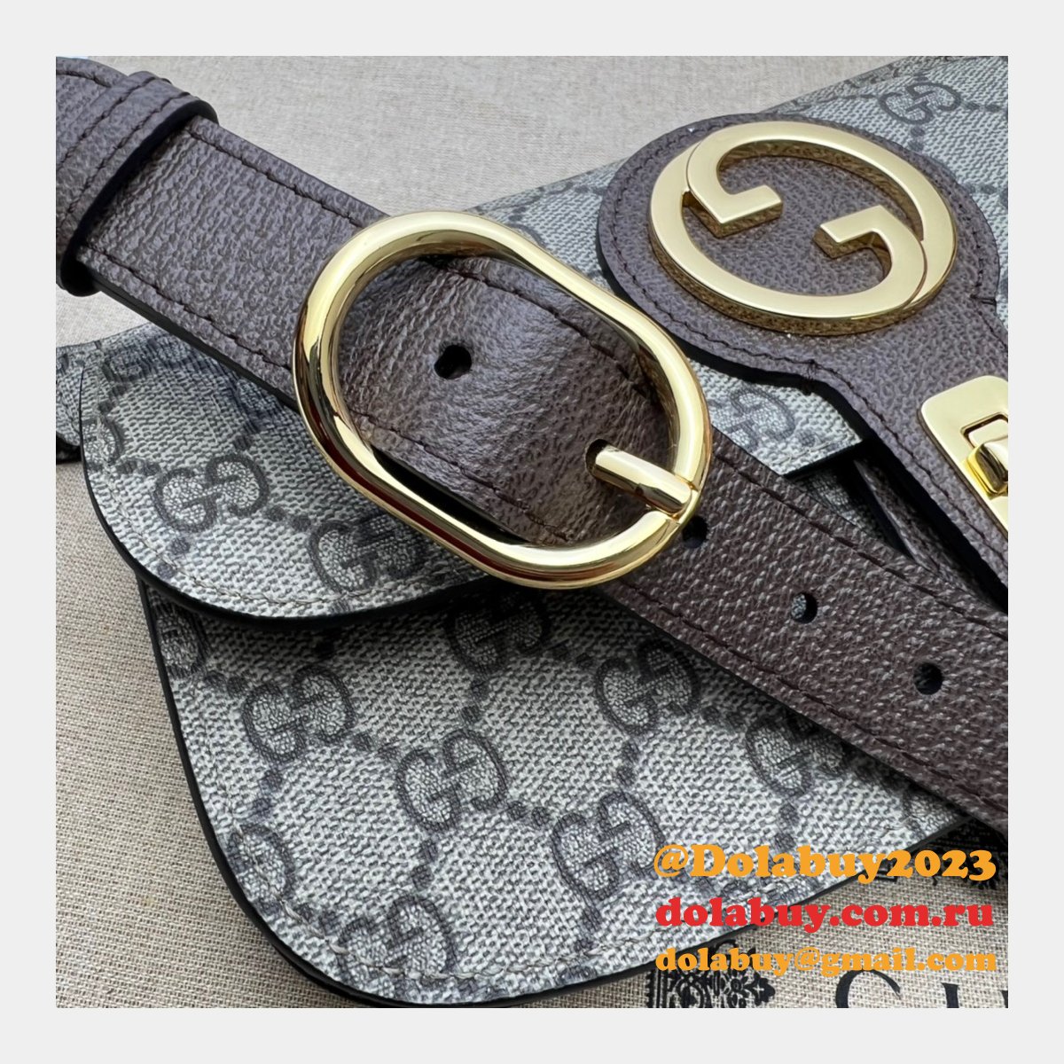 Shipping Gucci The Best Fake 718154 Blondie Belt Bag