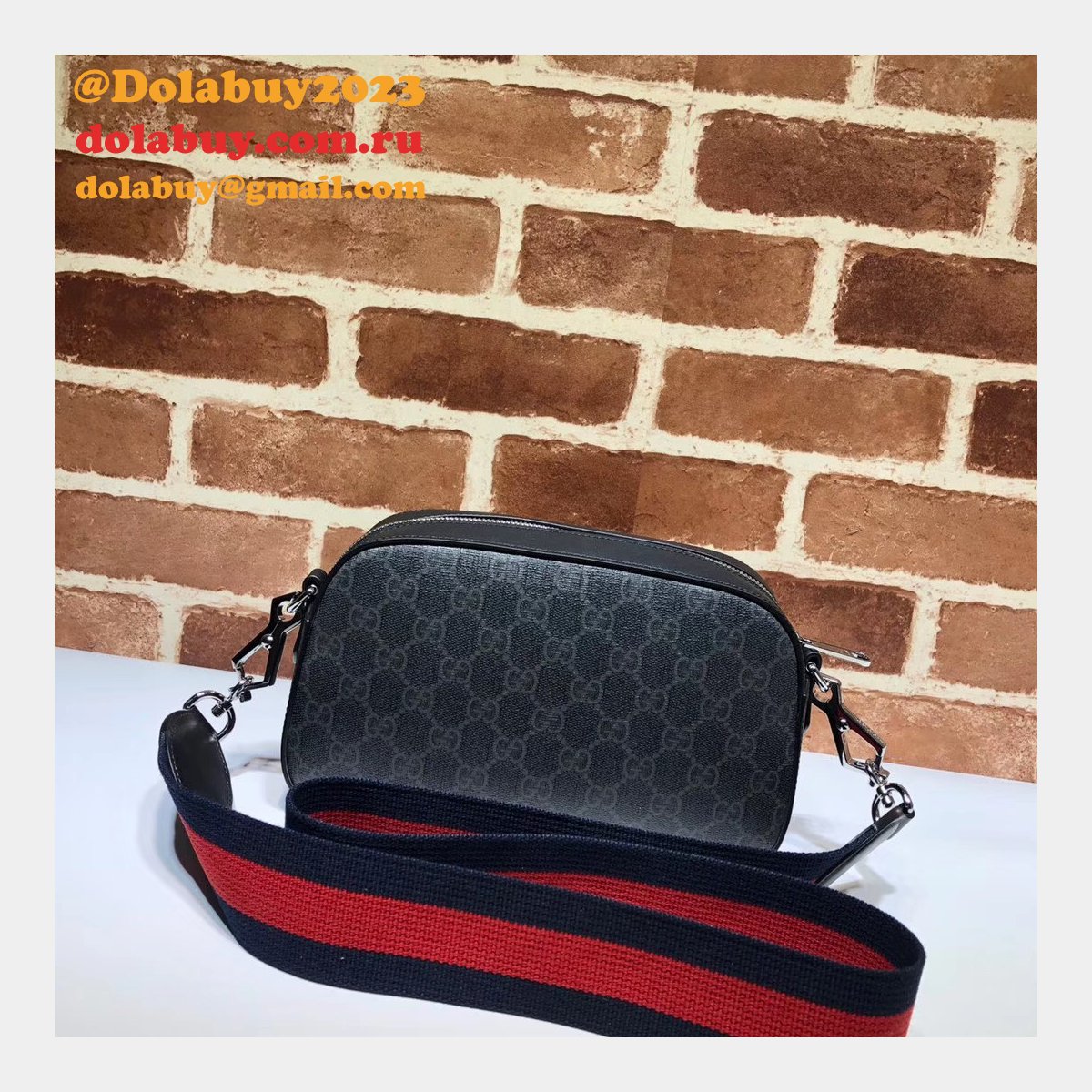 Cheap Gucci 574886 Top Quality GG Black shoulder bag