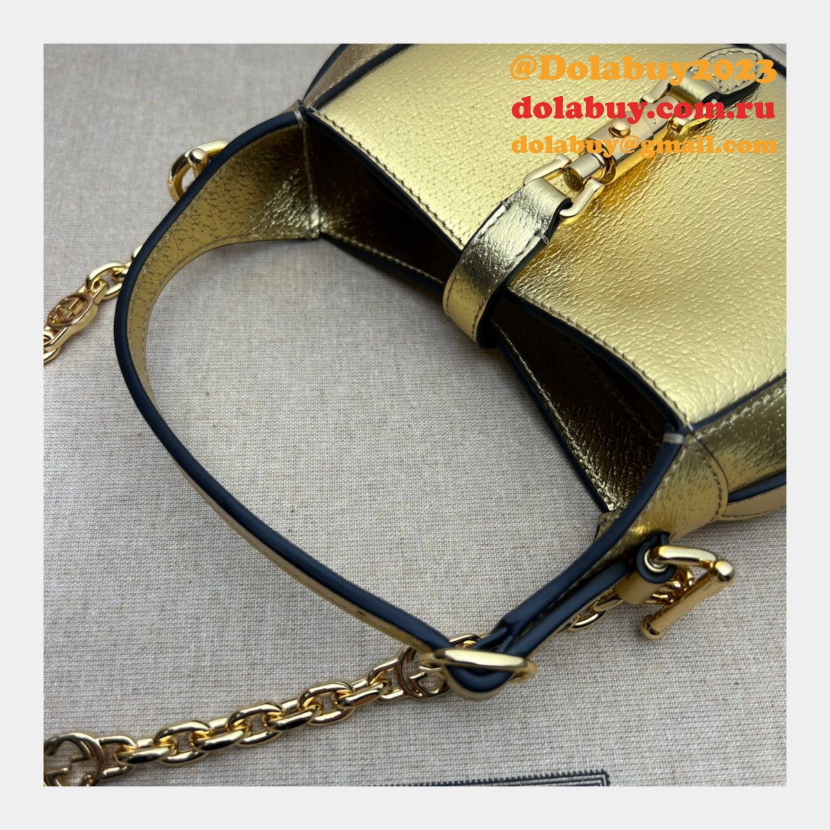 Gucci Replica Chain 675799 Jackie 1961 lizard Cheap bag