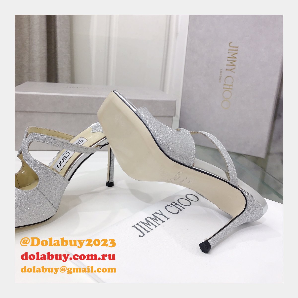 Heel: 8.5 cm Anise 75 Designer Sandals Jimmy Choo Shoes