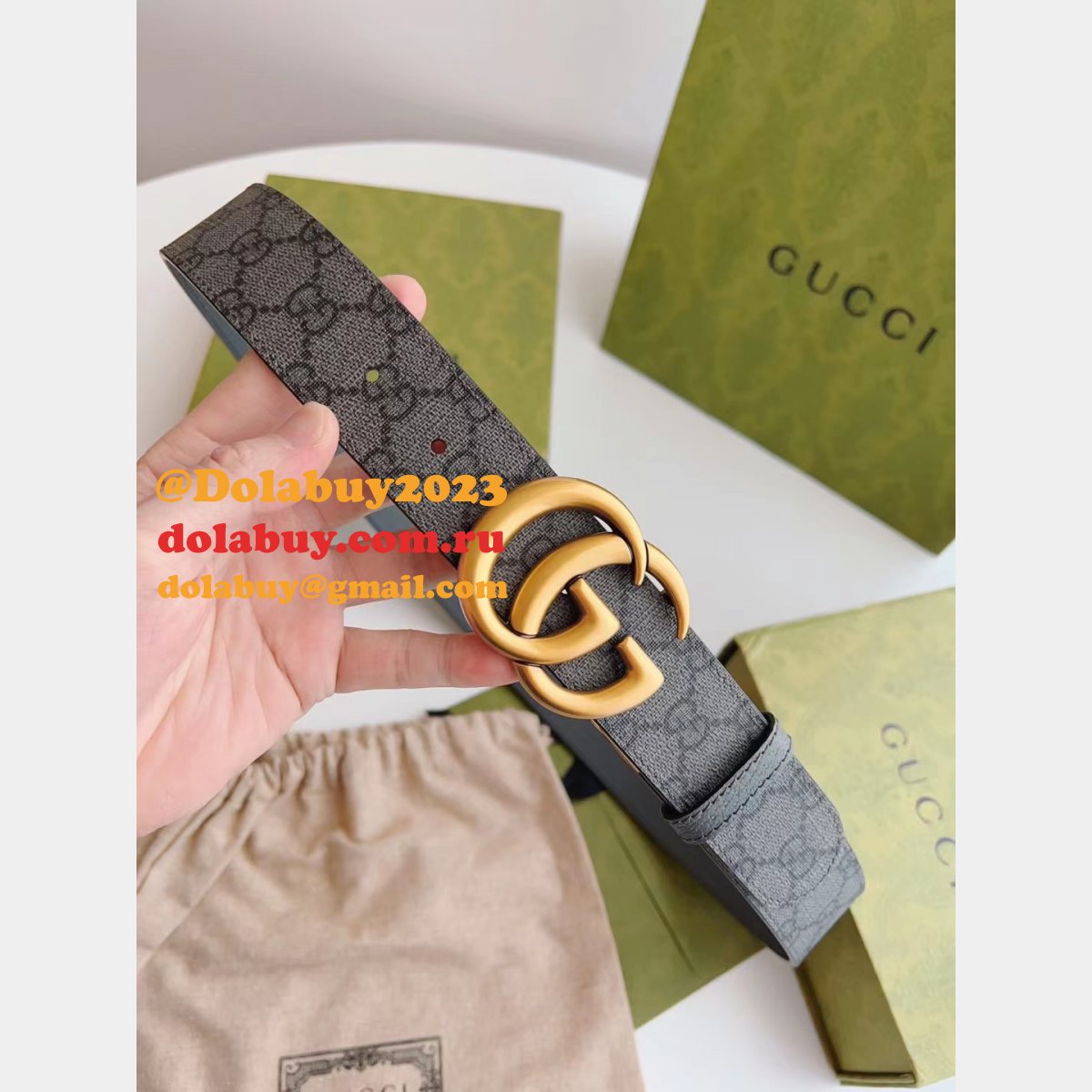Gucci Belts 3.8cm Designer Fashion Sale