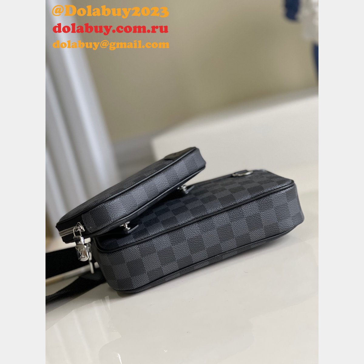 Louis Vuitton Scott Messenger Damier Graphite Canvas N50018 Bags