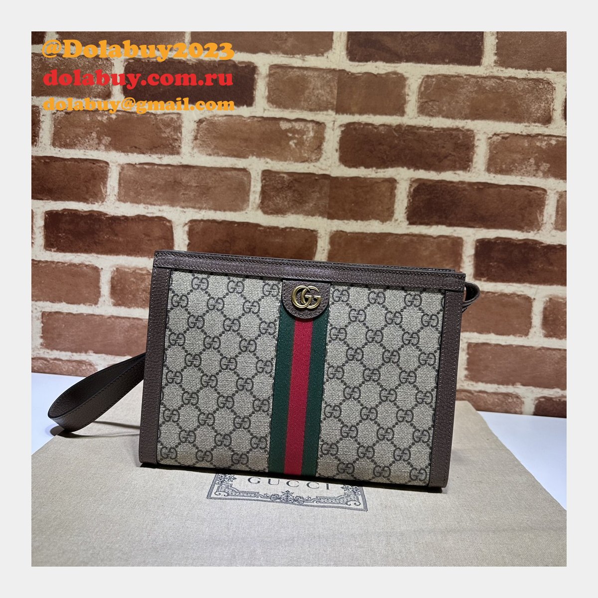 Inspired GUCCI REPLICA POUCHES 760243 Fashion