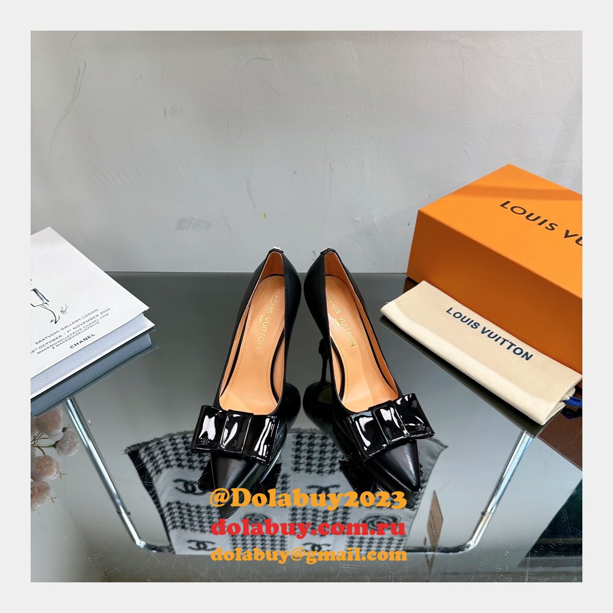 Perfect Replica High Heel Pumps Louis Vuitton Shoes