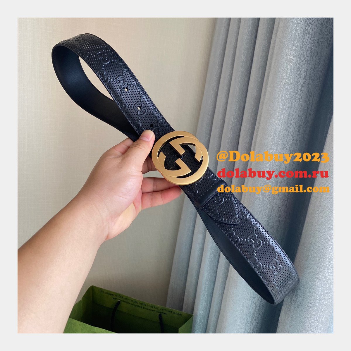 Luxury Fashion Gucci Belt 3.8cm Perfect Sale
