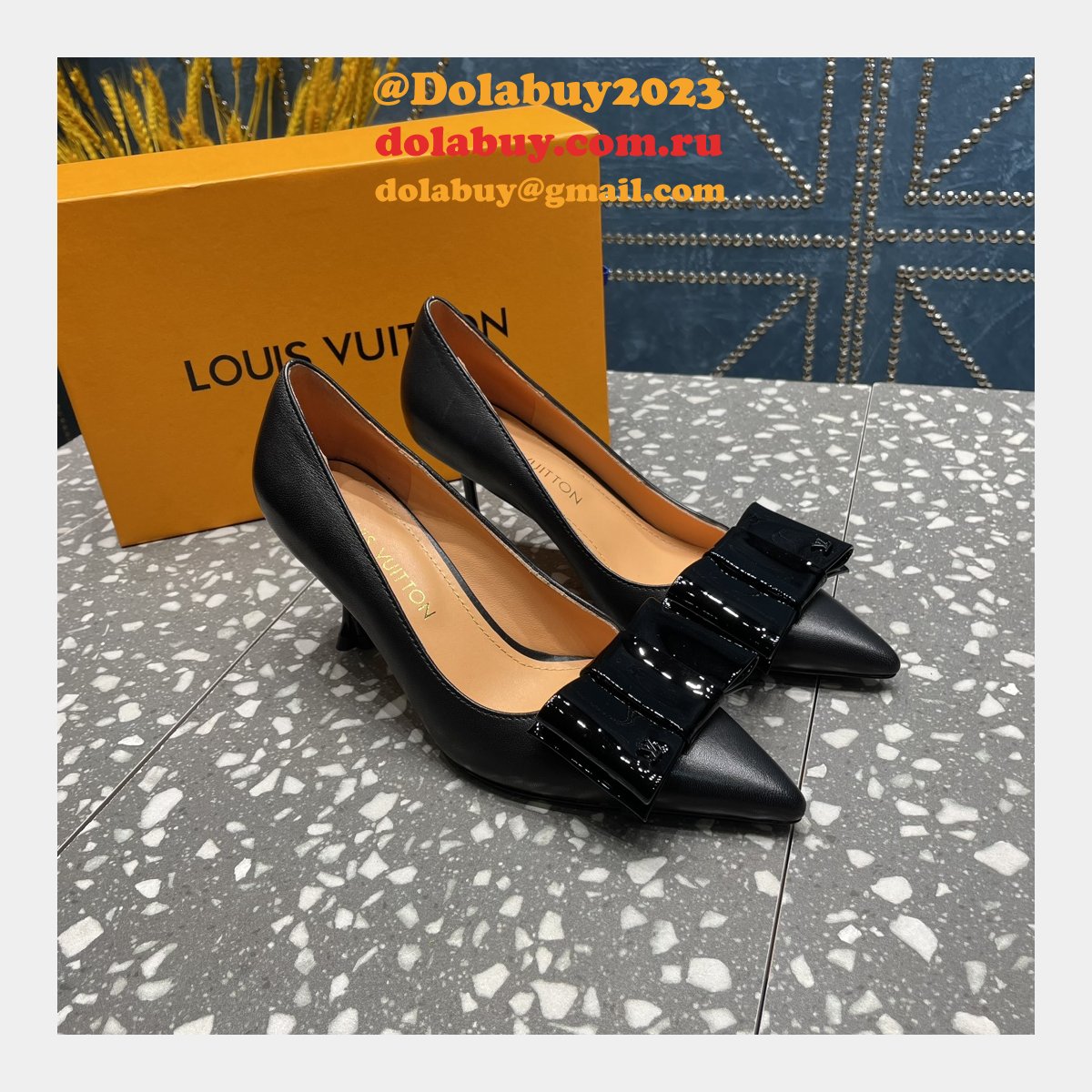 Fake LOUIS VUITTON Blossom Pump Fashion shoes
