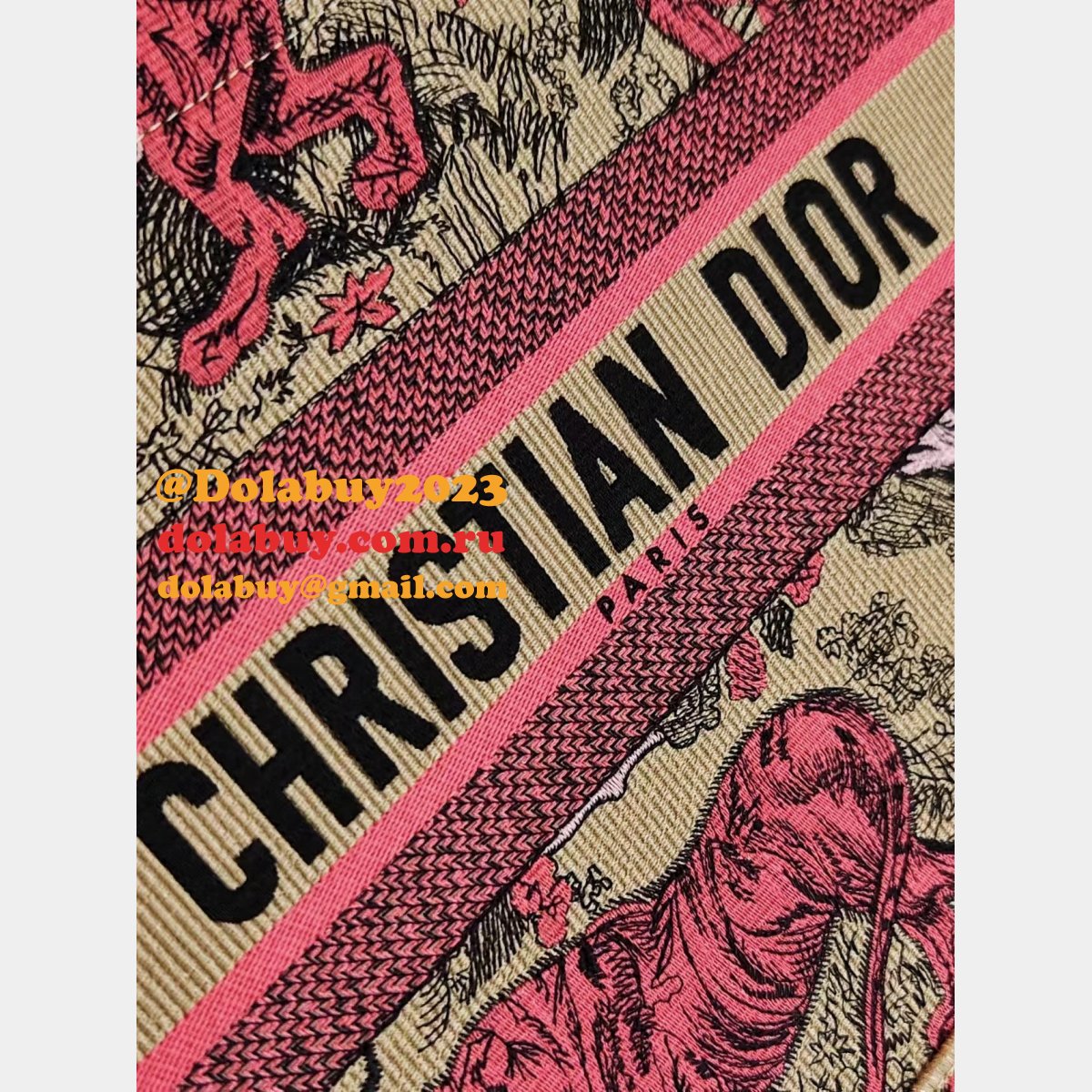 Top Quality Christian Dior Paris Reverse book Tote