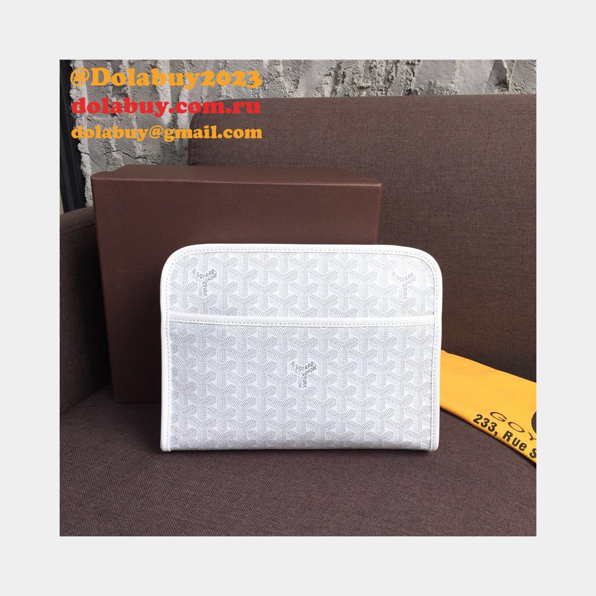 Top Quality Goyard Multi-Color Cosmetic toiletry bag