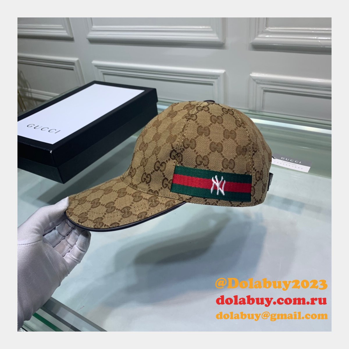 High Quality Gucci NY Baseball cap