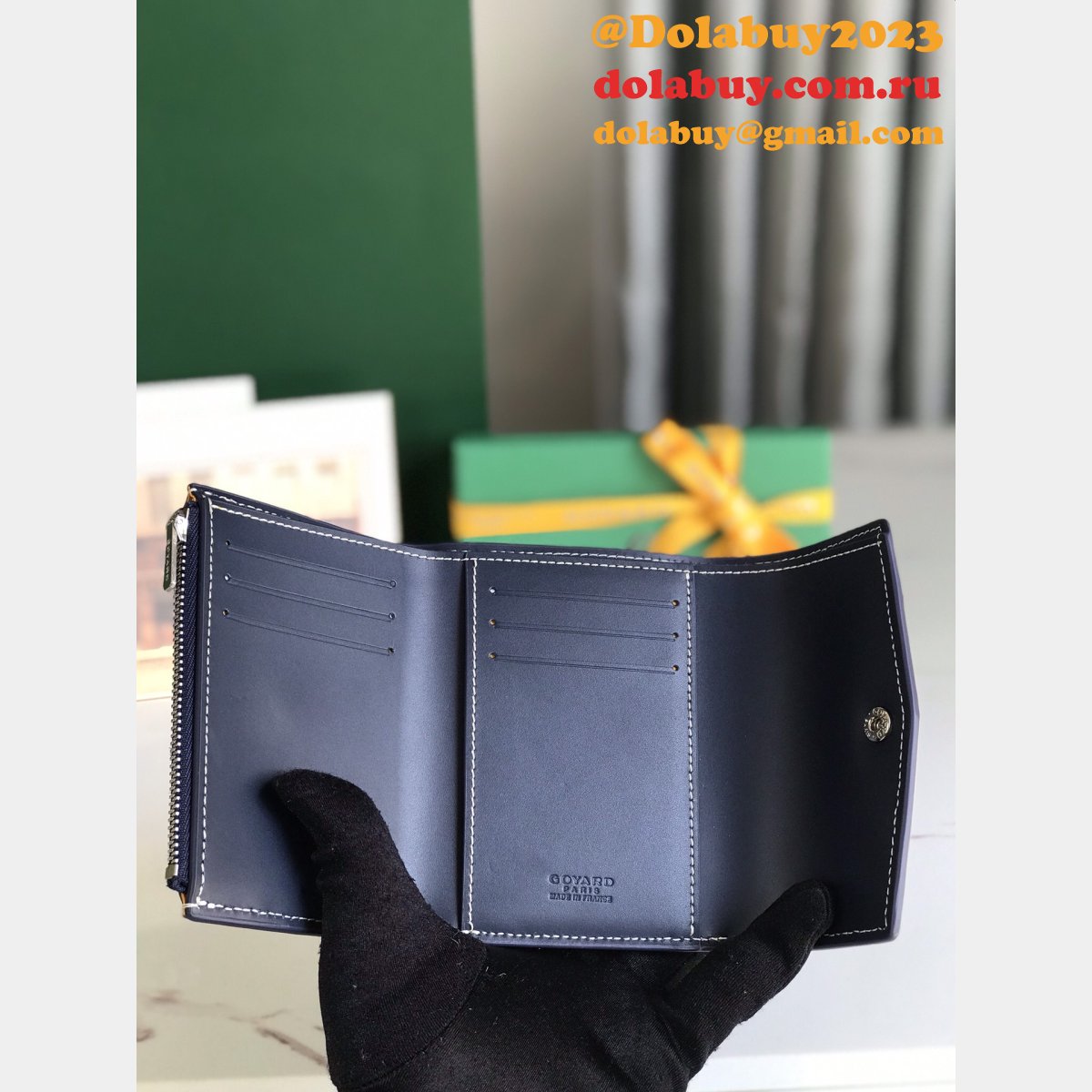 Top Quality Goyardine Saint-Gabriel wallet