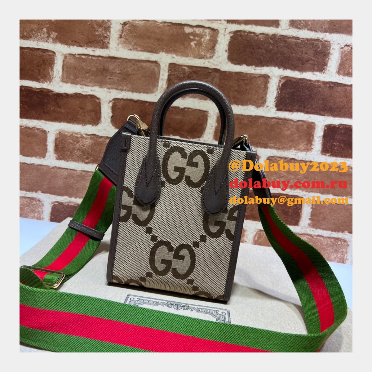G*u*i dolabuy buy best 699406 replica jumbo gg mini tote bag