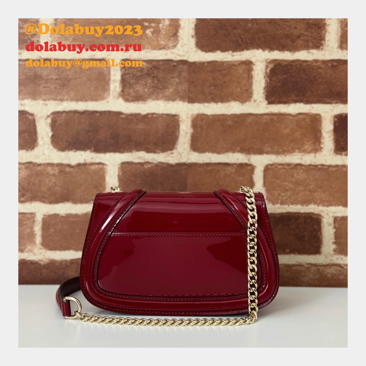 Luxury Gucci Blondie 815711/815715/815719 Shoulder Black/Red Duplicate Bag