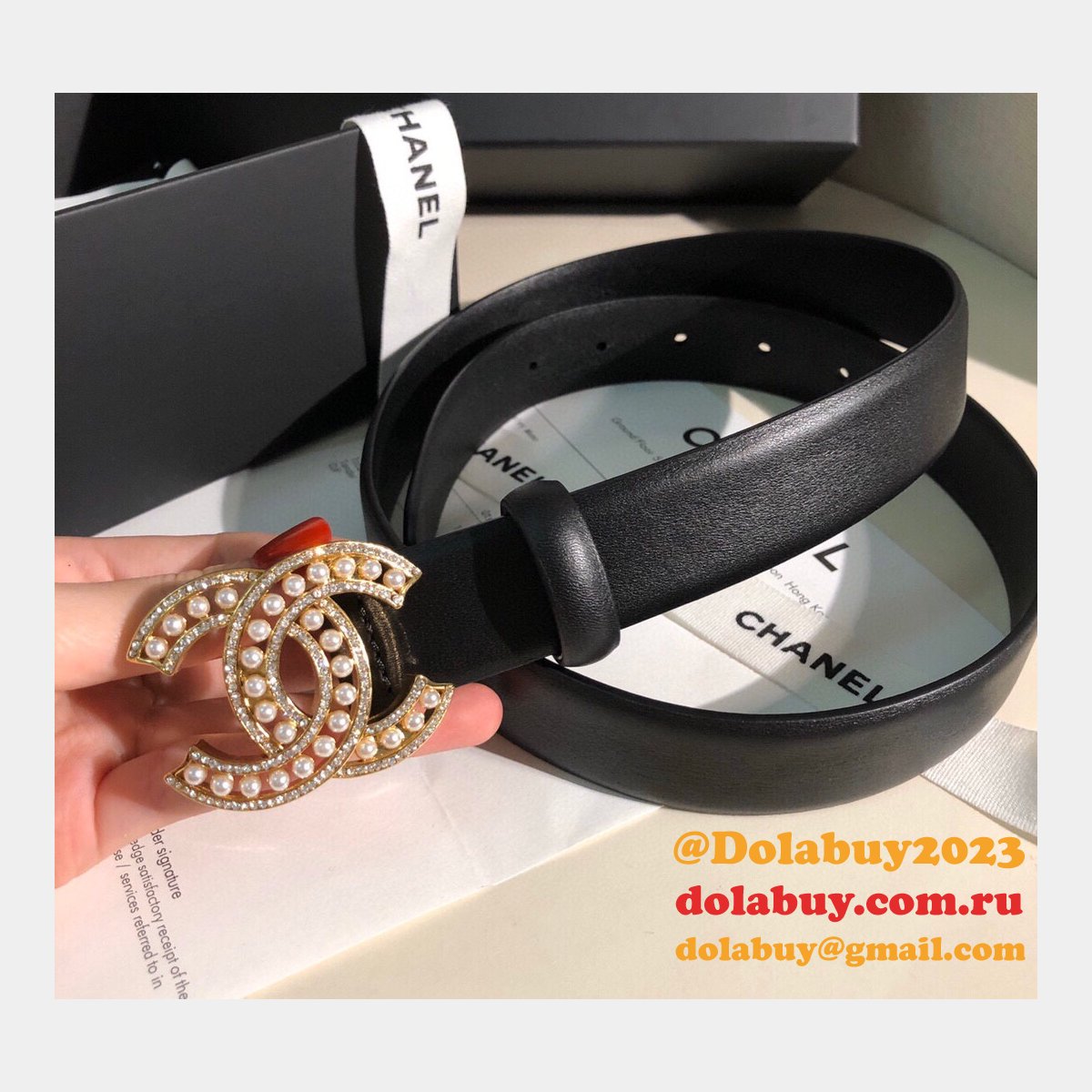 7 Star Knockoff CC BELT 30MM Top Quality