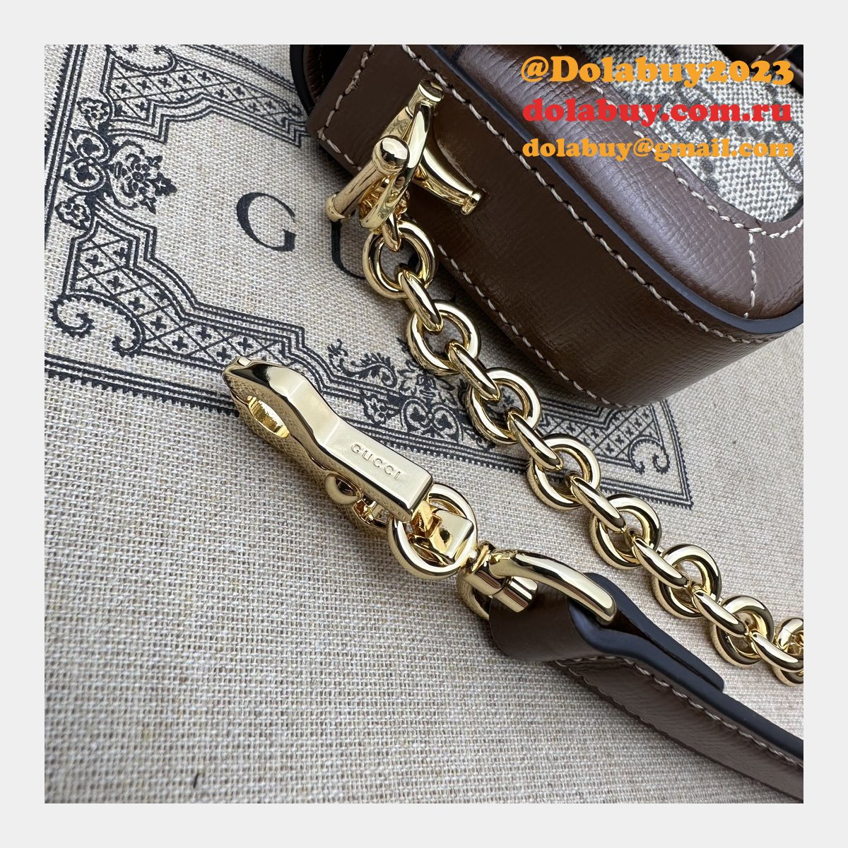 Horsebit Shoulder Gucci Perfect 1955 774209 Fashion Brown Bag
