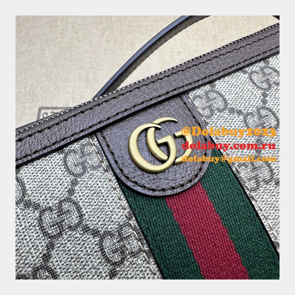 ophidia messenger knockoff G*u*i duplicate 752581 bag