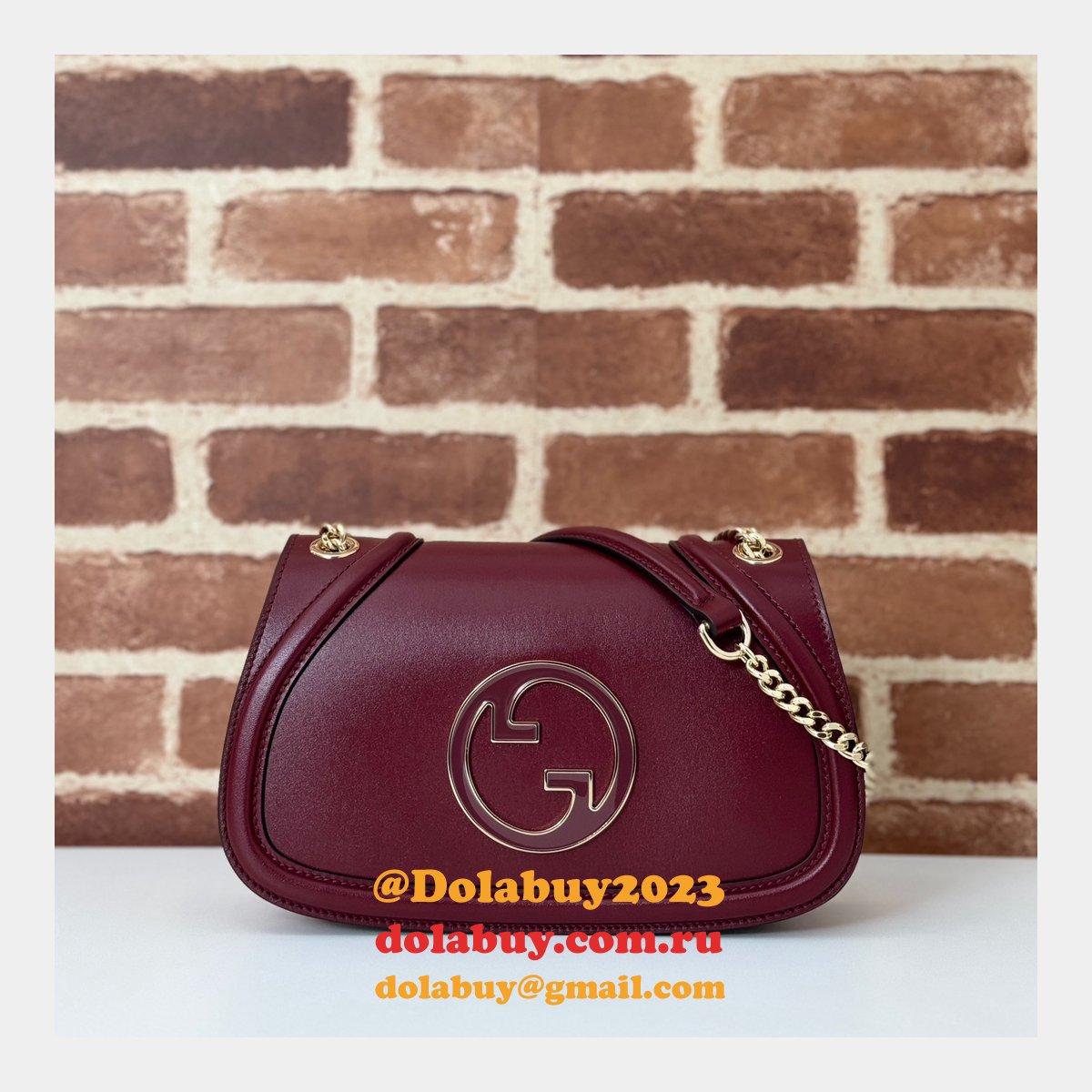 Gucci Replicas 815715 Blondie Chain Shoulder 1:1 Mirror Bag