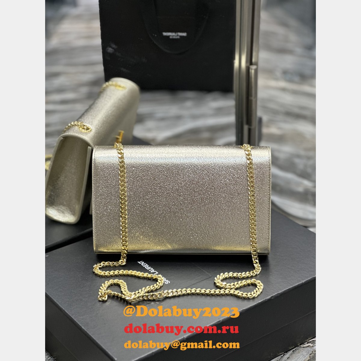 Designer Replica YSL 364021 Chain Kate Saint Laurent 24cm Bags