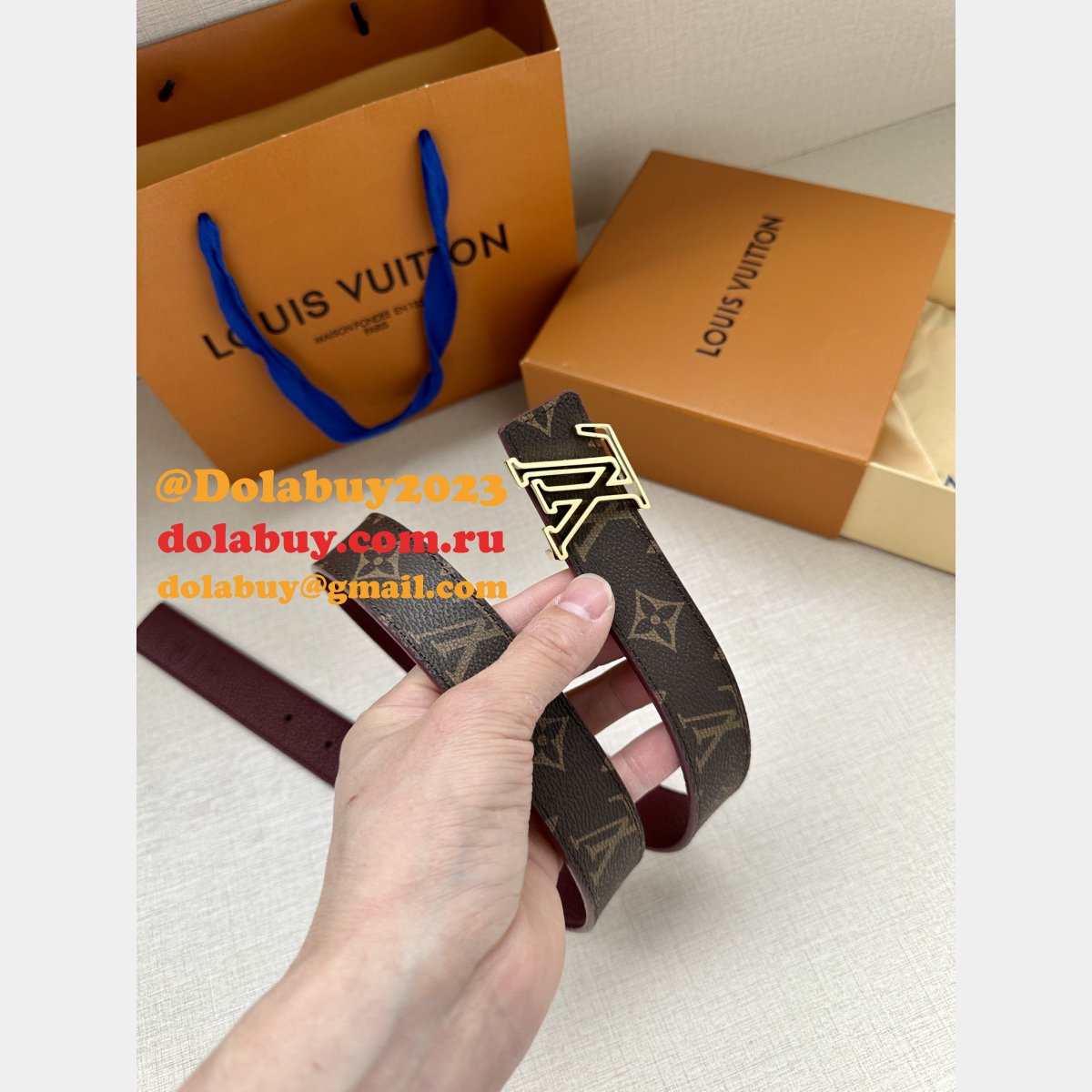 Top Quality Fake LOUIS VUITTON BELT Cheap 30MM