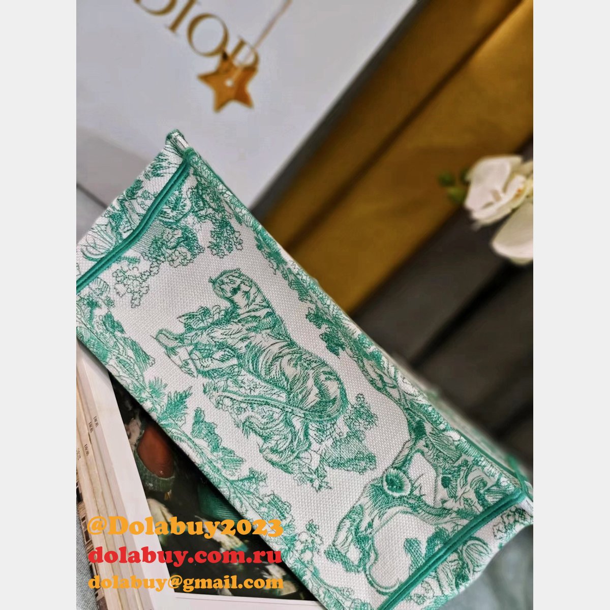 Top Quality Christian Dior Paris Reverse book Tote