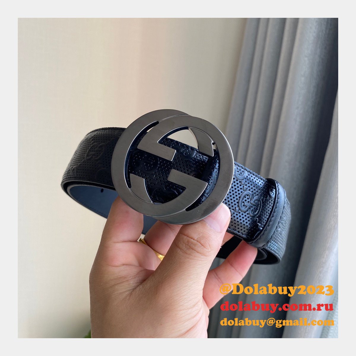 Luxury Fashion Gucci Belt 3.8cm Perfect Sale