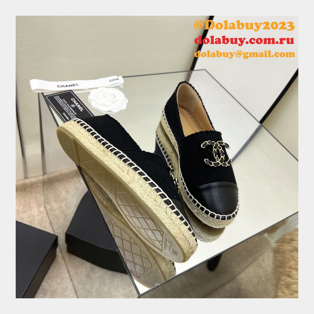 Duplicate CC Luxury ESPADRILLES SHOES