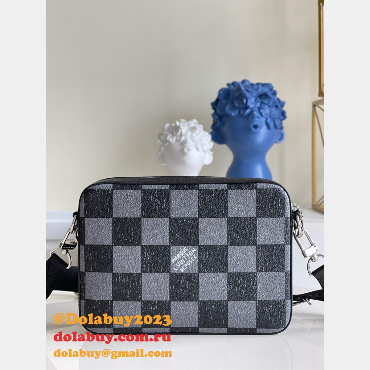 Best High Quality Replica LV Trio Messenger Other Leathers N80401 Black Bags