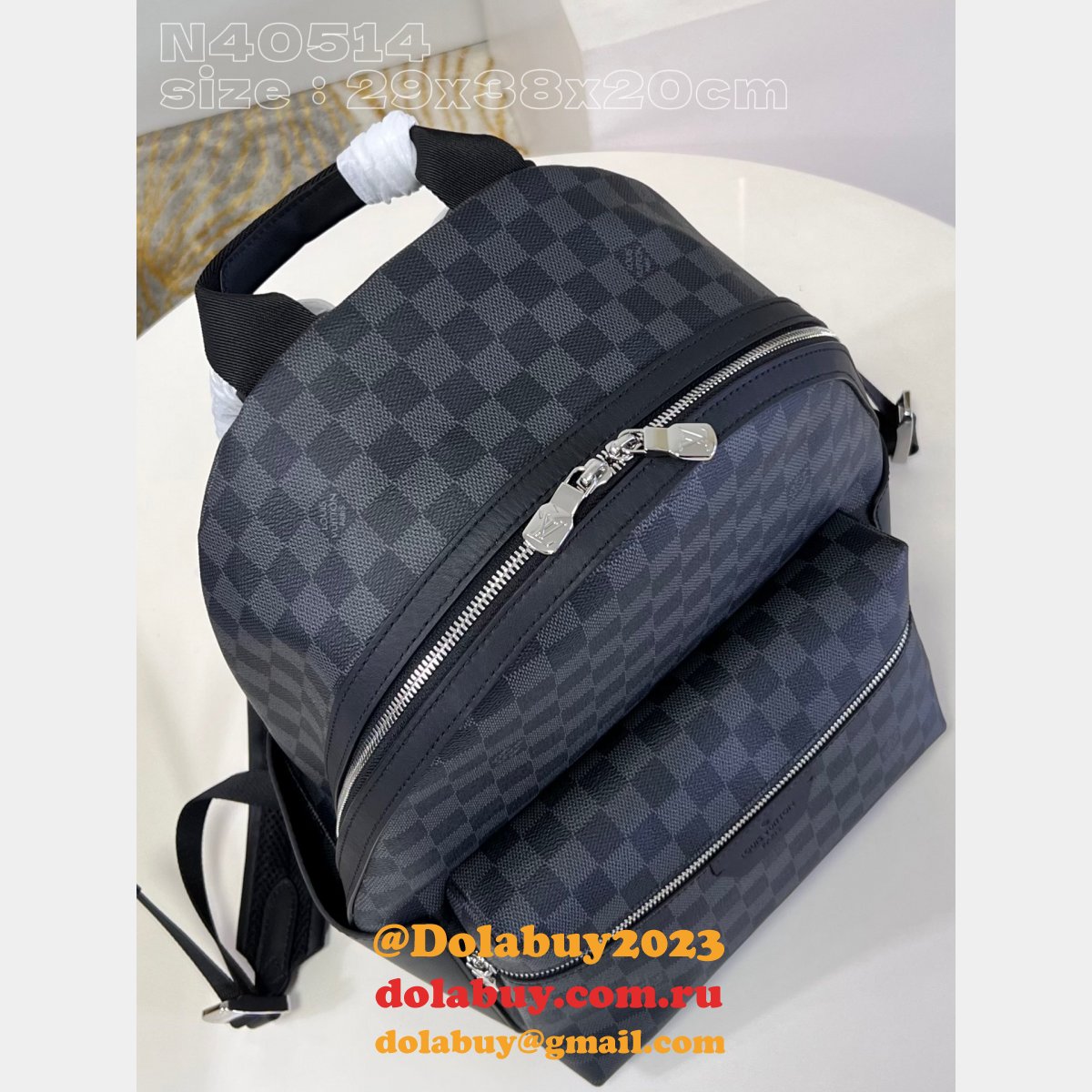 Discovery Backpack N40514 Damier Graphite Canvas Copy Louis Vuitton