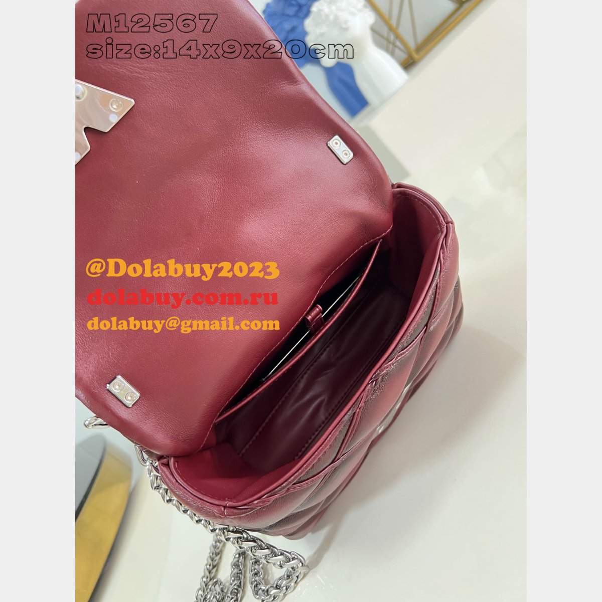 Best AAA+ M12004 Louis Vuitton GO-14 PM 1:1 Mirror Bag