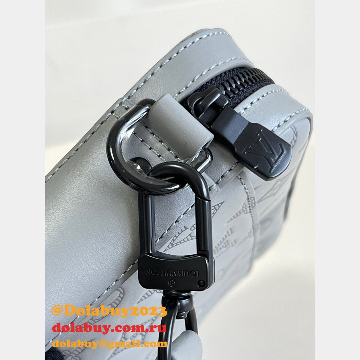 Louis Vuitton Wholesale Replicas Duo Messenger Monogram Shadow M46104 Bag