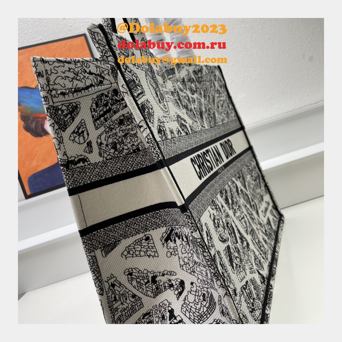 High Quality DIOR BOOK TOTE CHEAP REPLICA BAG