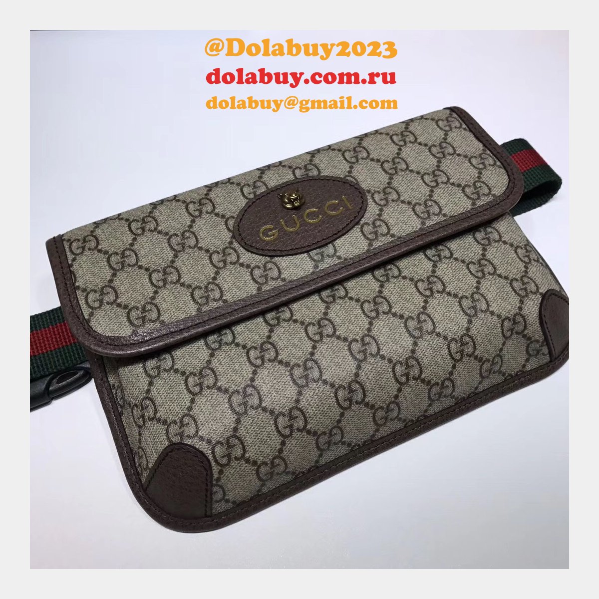 designer G*u*i neo vintage gg supreme belt replica 493930 bag